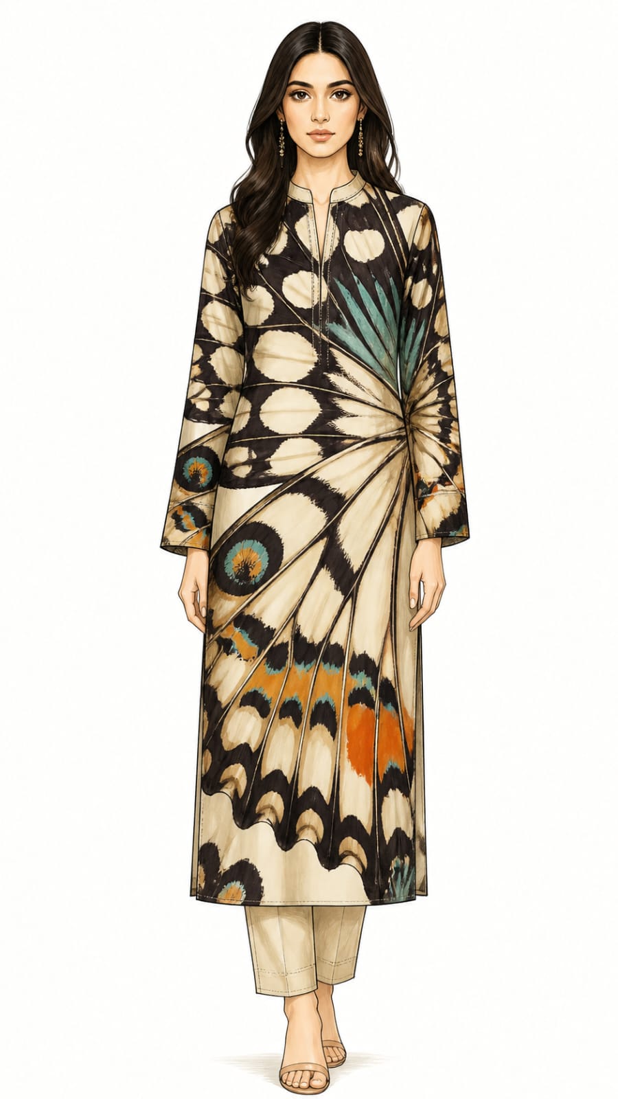 Pic 23 Butterfly Mirage Ethnic Wear Set