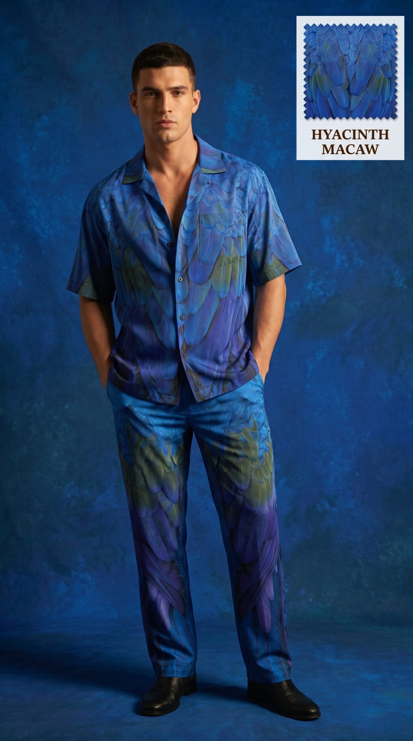 hf_20260609_195103_58ddc113-5076-47b9-ace8-e9f52ee4ed28 Hyacinth Macaw Half Sleeve Set