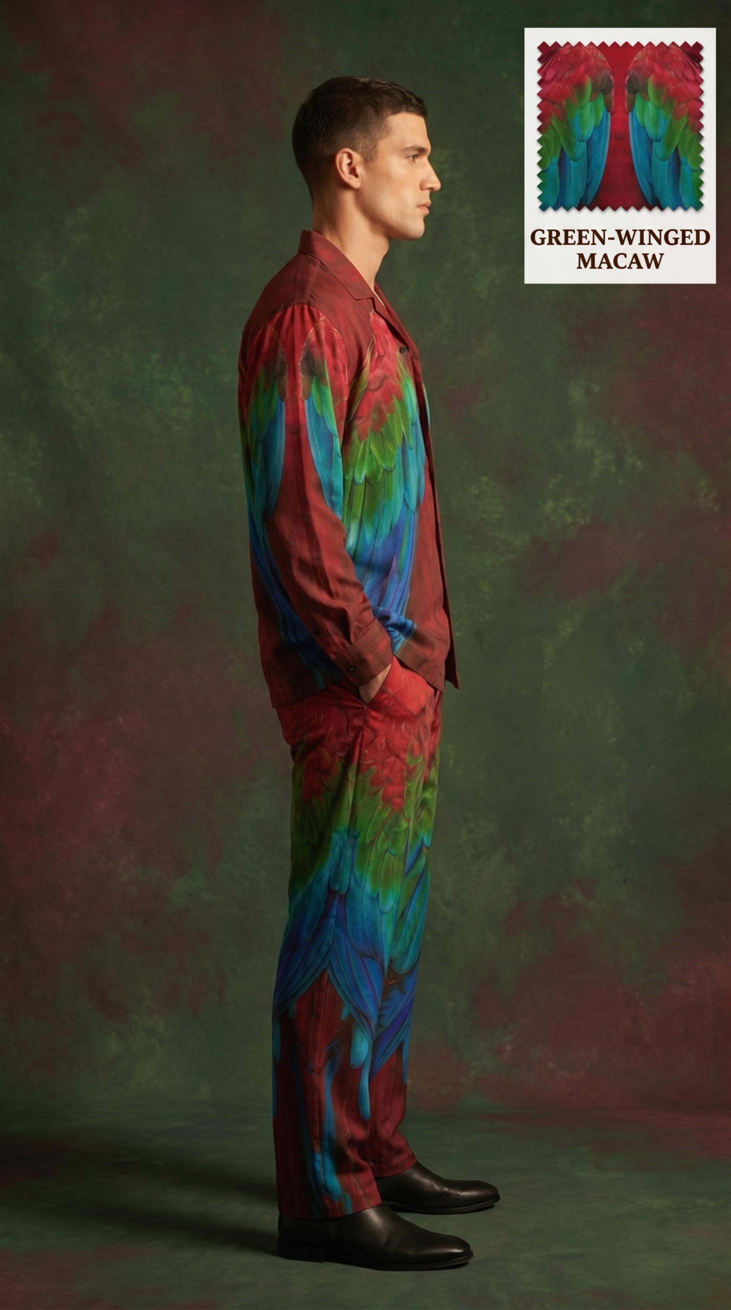 Green-Winged Macaw Set