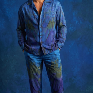 Hyacinth Macaw Azure Majesty Luxe Co-Ord Set