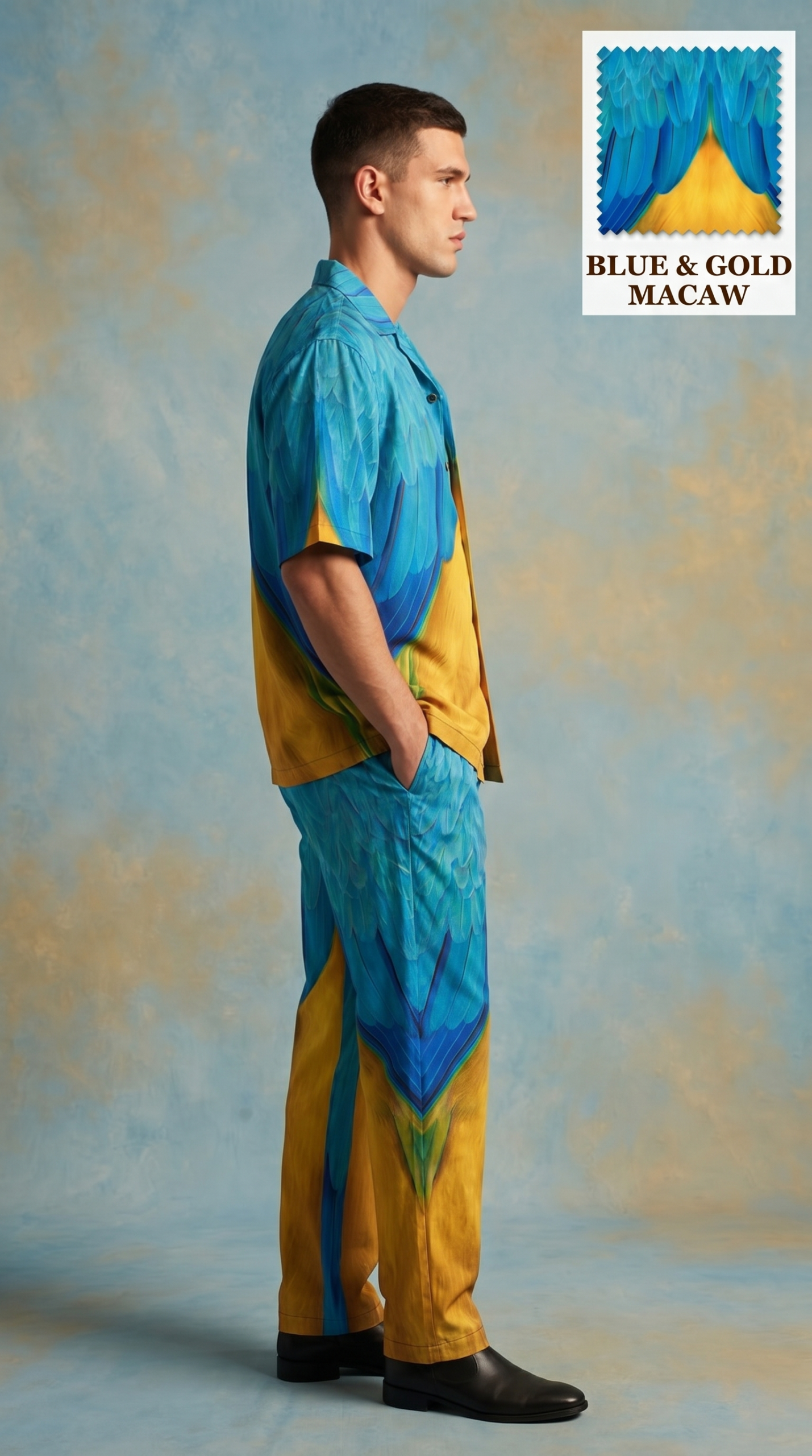 Blue Gold Macaw Set