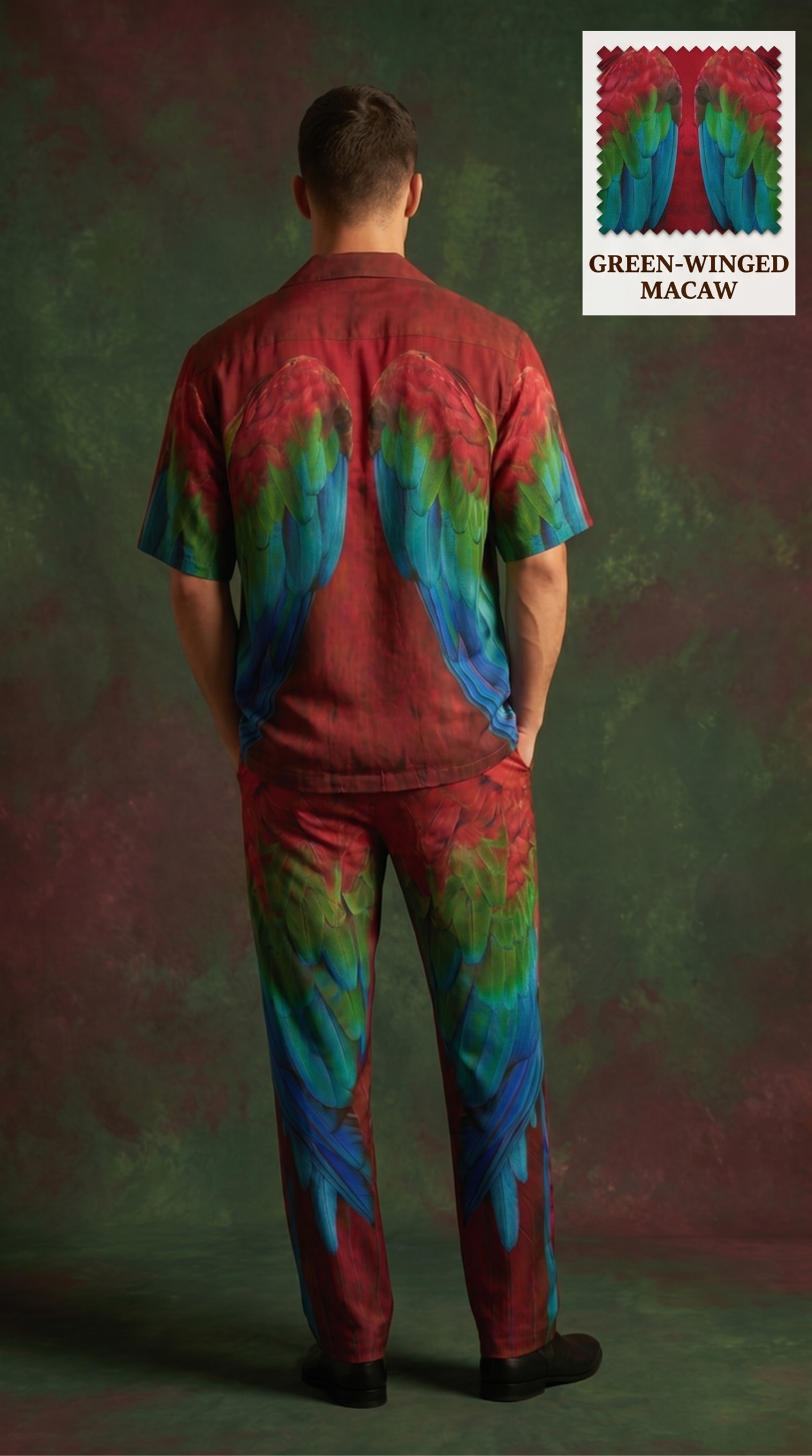 Green-Winged Macaw Set