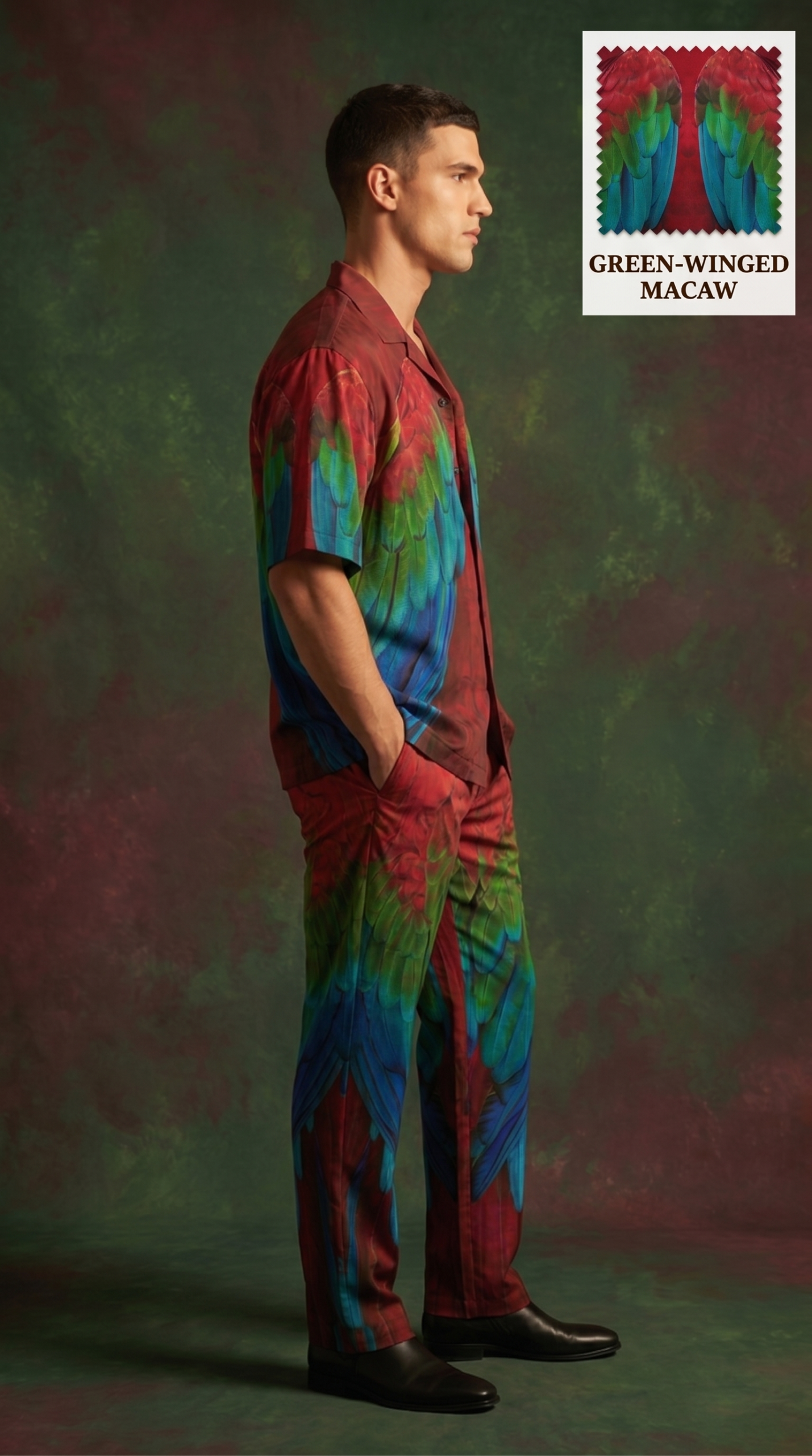 Green-Winged Macaw Set