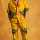 Sun Conure Golden Radiance Premium Co-Ord Set