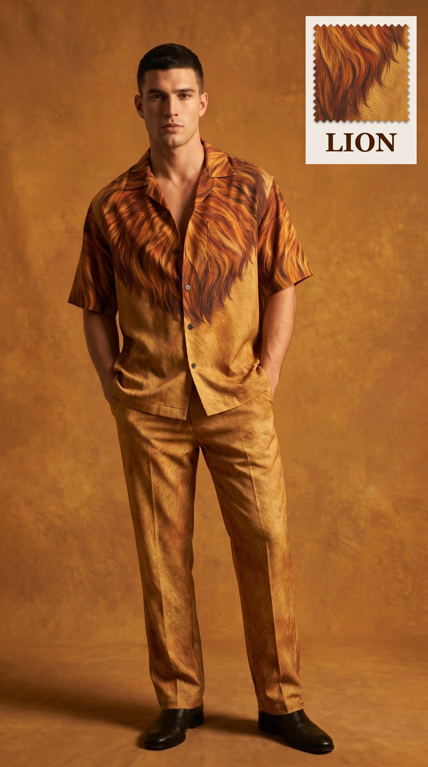 hf_20260610_090310_3306b9f3-7faf-405b-a394-06a212eeff5d Lion King Golden Mane Prestige Co-Ord Set