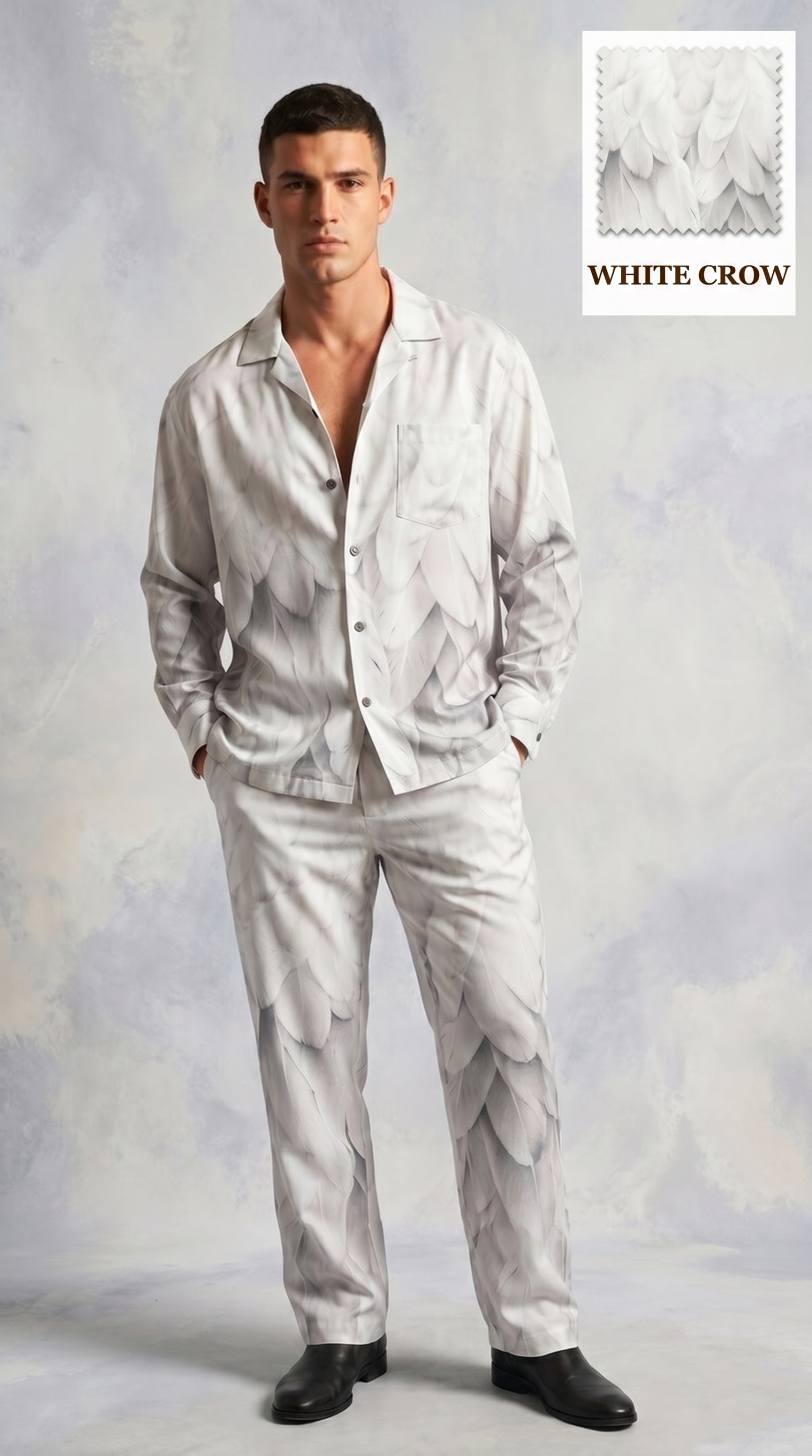hf_20260610_173105_fc67afae-16c6-45a5-9263-baab2a796636 White Crow Celestial Feather Co-Ord Set